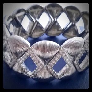 Beautiful Silver and Crystal Bracelet